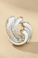 Spiral Molten Post Earrings