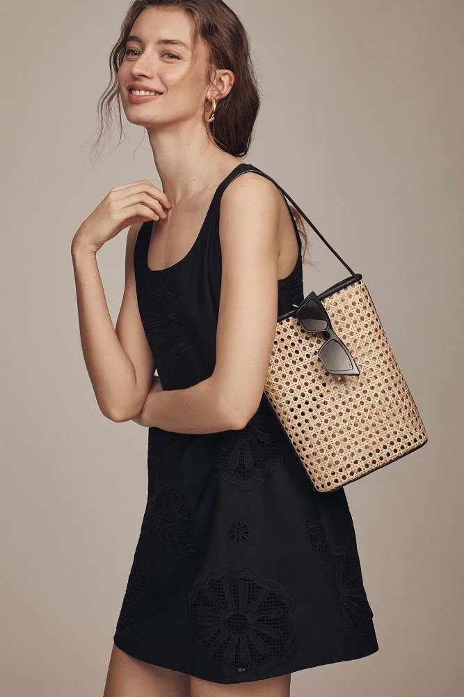 Bembien Raffia Bucket Bag