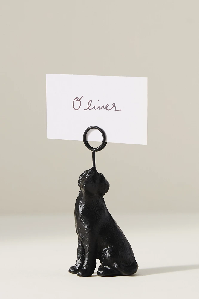 Dog Place Card Holder