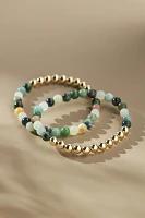 The Healer's Collection N 6 Happiness Bracelets, Set of 2