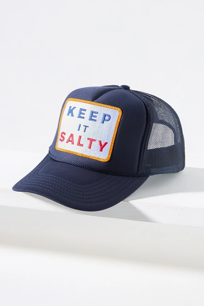 Friday Feelin Keep It Salty Trucker Hat