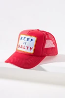 Friday Feelin Keep It Salty Trucker Hat