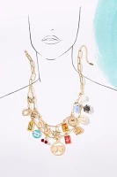 Double Layer Charm Necklace