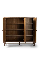 Renaud Oak Three-Door Cabinet