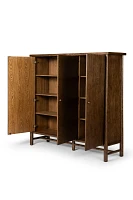 Renaud Oak Three-Door Cabinet