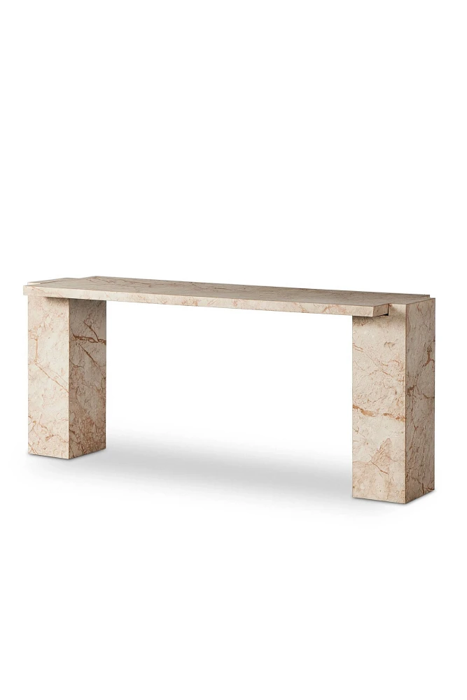 Romano Chunky Marble Console Table