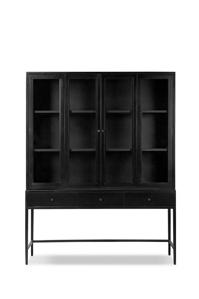 Jimi Geometric Iron Storage Cabinet