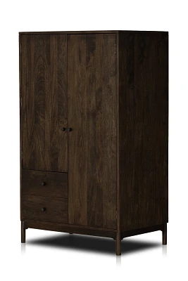 Ophelia Tropical Hardwood Two-Door Two-Drawer Armoire