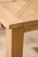 Fretwork Teak Dining Table