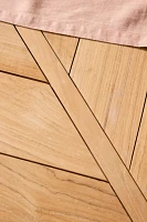 Fretwork Teak Dining Table
