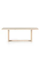 Clarita 84" Rectangular Wood Dining Table