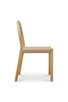 Avery Arched Oak Dining Chairs, Set of 2