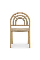 Avery Arched Oak Dining Chairs, Set of 2