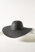 Floppy Straw Plaited Sun Hat