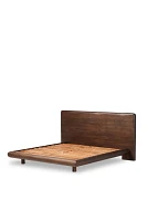 Nigel Rustic Solid Acacia Wood Platform Bed