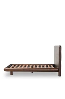 Nigel Rustic Solid Acacia Wood Platform Bed