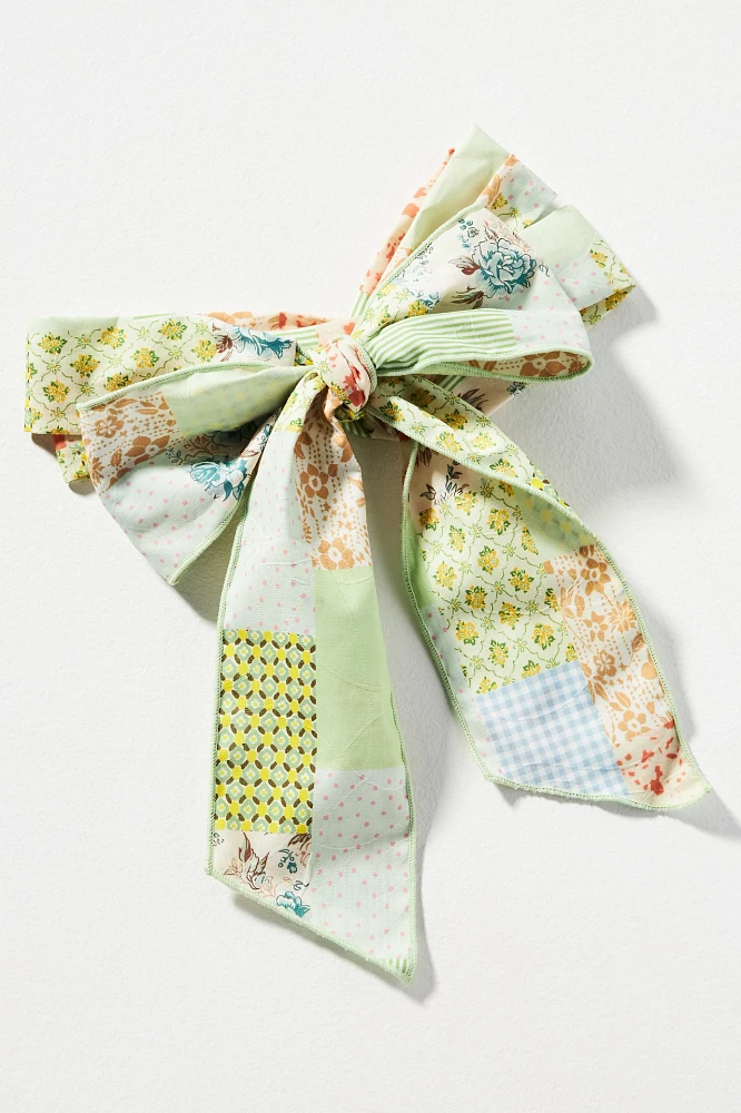 Patchwork Tie-Back Bow Headband