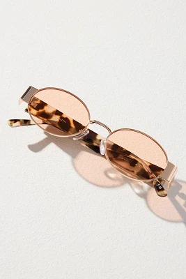 AIRE Oval Metal Sunglasses