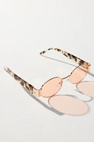 AIRE Oval Metal Sunglasses