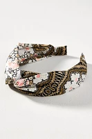 Mosaic Floral Twist Headband