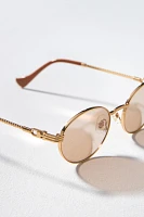 Devon Windsor Memphis Oval Sunglasses
