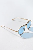 Devon Windsor Cairo Metal Aviator Sunglasses