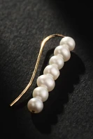 Saskia Diez Barbell Pearl Ear Cuff