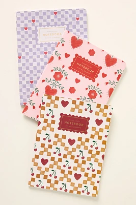 Anthropologie Lovely Pattern Journals, Set of 3