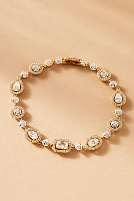 NADRI Radiant Halo Line Bracelet 