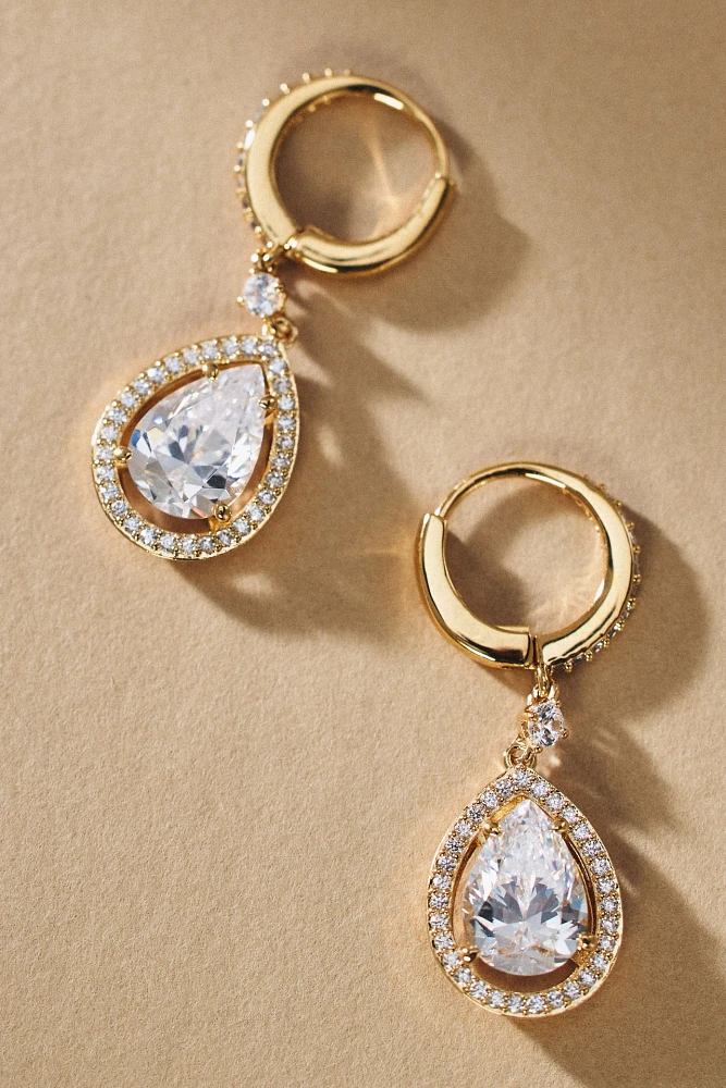 NADRI Radiant Pear Drop Earrings