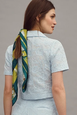 Wallpaper Floral Hair Scarves, Set of 2