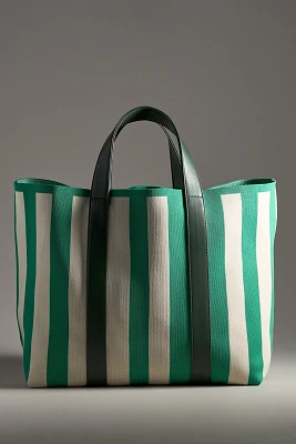 Everyday Stripe Knit Tote