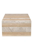 Rosa Marble Rectangle Coffee Table