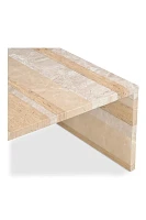 Rosa Marble Rectangle Coffee Table