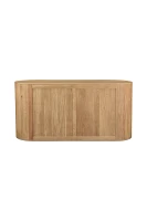 Theo Solid Oak Rounded Six-Drawer Dresser