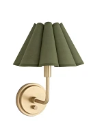 Polly Scalloped Single Sconce