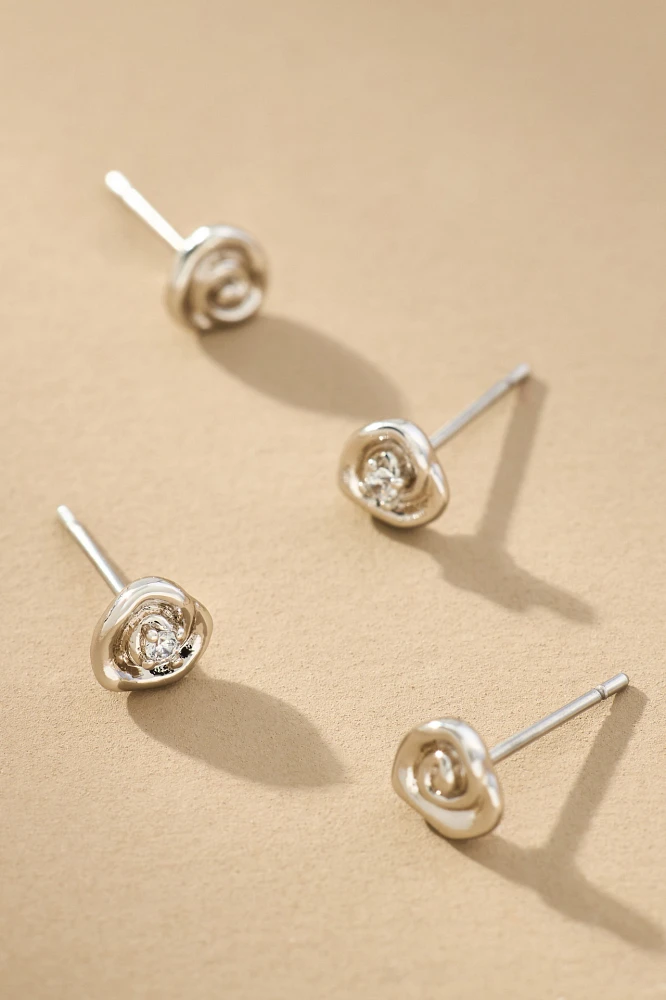 Luv Aj Coquille Earrings, Set of 2