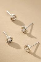 Luv Aj Coquille Earrings, Set of 2