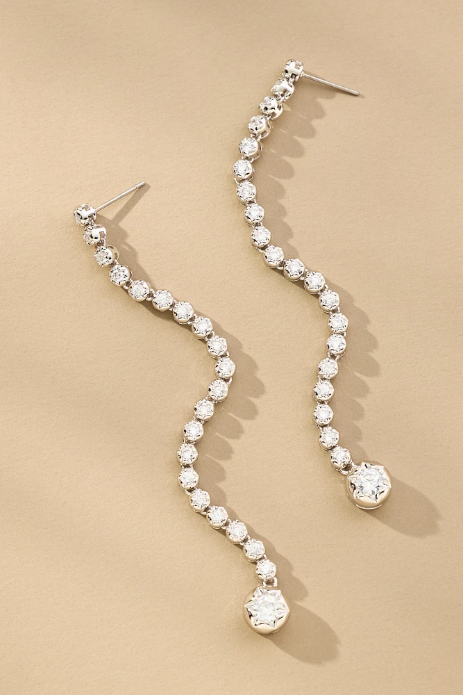 Luv Aj Rose Bud Drop Earrings