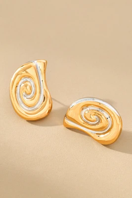 Luv Aj Coquille Stud Earrings