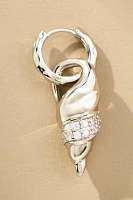 Luv Aj Seashell Huggie Hoop Earrings
