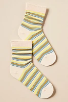 Casa Clara Striped Crew Socks