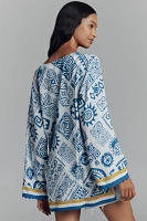 Conditions Apply Printed Mini Kaftan