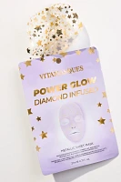 Vitamasques Power Glow Diamond Infused Metallic Face Sheet Mask