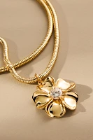 Frasier Sterling Lisbon Flower Necklace