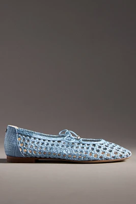 Sam Edelman Marcie Woven Raffia Ballet Flats