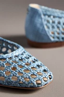 Sam Edelman Marcie Woven Raffia Ballet Flats