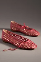 Sam Edelman Marcie Woven Raffia Ballet Flats