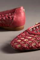 Sam Edelman Marcie Woven Raffia Ballet Flats