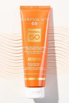 Hampton Sun SPF 50 Age-Defying Mineral Cream Sunscreen